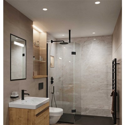 1 mètre de large Pergamon brillant marbre PVC douche panneau mural de salle de bain